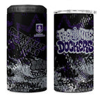 Fremantle Dockers 4 in 1 Can Cooler Tumbler Urban Graffiti Street Art - Bold Abstract Spray Paint