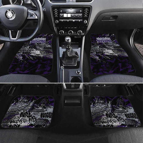 Fremantle Dockers Car Mats Urban Graffiti Street Art - Bold Abstract Spray Paint