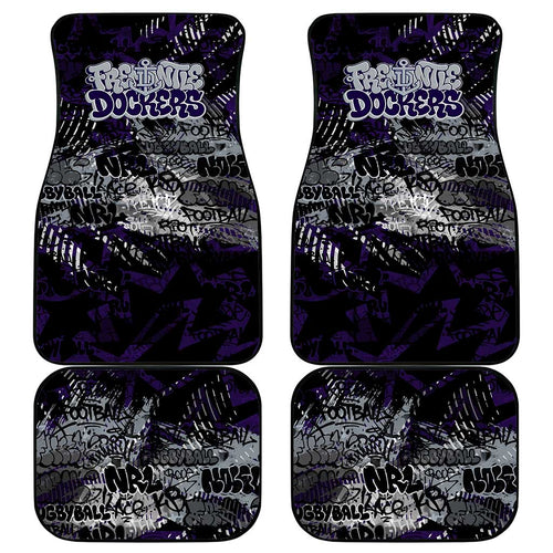 Fremantle Dockers Car Mats Urban Graffiti Street Art - Bold Abstract Spray Paint