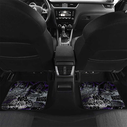 Fremantle Dockers Car Mats Urban Graffiti Street Art - Bold Abstract Spray Paint