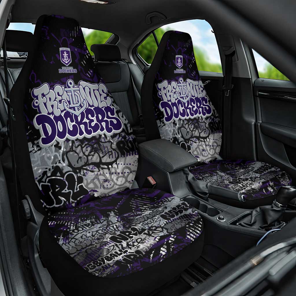 Fremantle Dockers Car Seat Cover Urban Graffiti Street Art - Bold Abstract Spray Paint