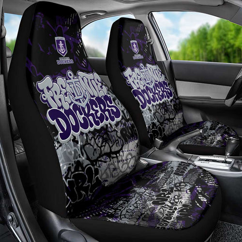 Fremantle Dockers Car Seat Cover Urban Graffiti Street Art - Bold Abstract Spray Paint