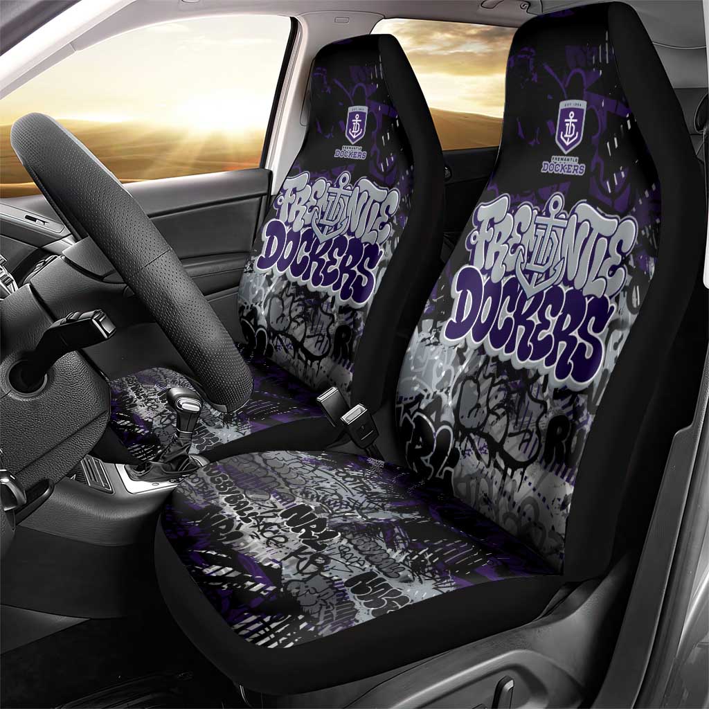 Fremantle Dockers Car Seat Cover Urban Graffiti Street Art - Bold Abstract Spray Paint