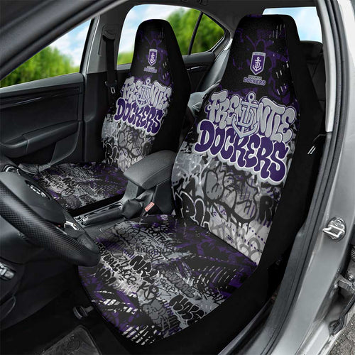 Fremantle Dockers Car Seat Cover Urban Graffiti Street Art - Bold Abstract Spray Paint