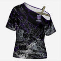 Fremantle Dockers Cross Shoulder Shirt Urban Graffiti Street Art - Bold Abstract Spray Paint
