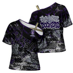 Fremantle Dockers Cross Shoulder Shirt Urban Graffiti Street Art - Bold Abstract Spray Paint