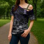 Fremantle Dockers Cross Shoulder Shirt Urban Graffiti Street Art - Bold Abstract Spray Paint
