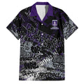 Fremantle Dockers Family Matching Summer Maxi Dress and Hawaiian Shirt Urban Graffiti Street Art - Bold Abstract Spray Paint