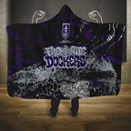 Fremantle Dockers Hooded Blanket Urban Graffiti Street Art - Bold Abstract Spray Paint