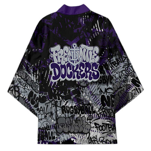 Fremantle Dockers Kimono Urban Graffiti Street Art - Bold Abstract Spray Paint