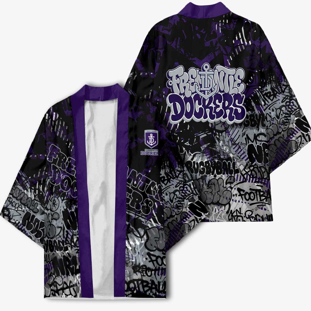 Fremantle Dockers Kimono Urban Graffiti Street Art - Bold Abstract Spray Paint