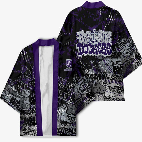Fremantle Dockers Kimono Urban Graffiti Street Art - Bold Abstract Spray Paint