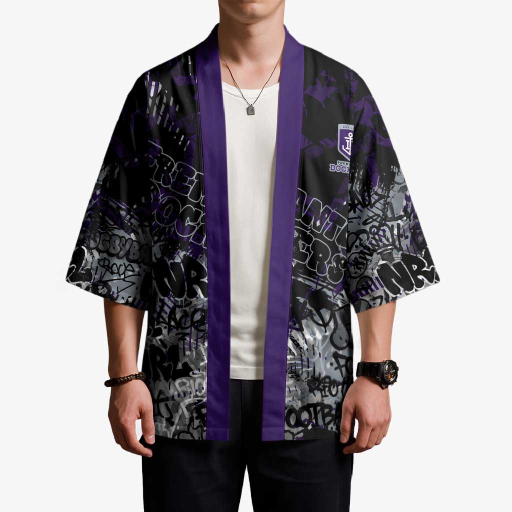 Fremantle Dockers Kimono Urban Graffiti Street Art - Bold Abstract Spray Paint