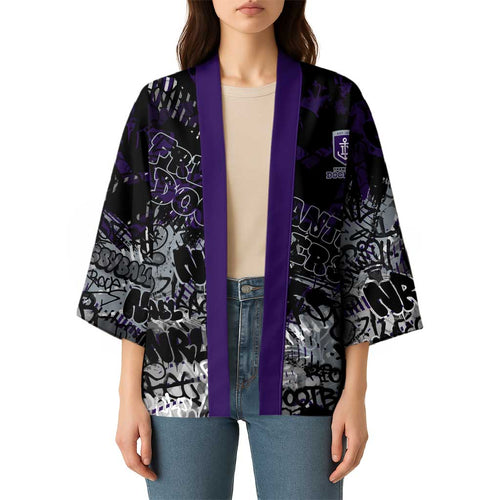 Fremantle Dockers Kimono Urban Graffiti Street Art - Bold Abstract Spray Paint