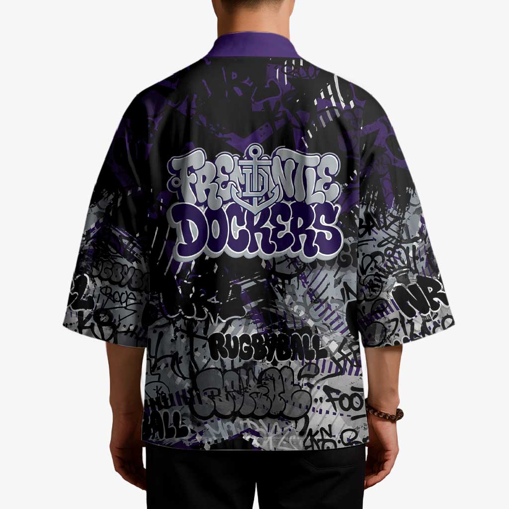 Fremantle Dockers Kimono Urban Graffiti Street Art - Bold Abstract Spray Paint