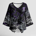 Fremantle Dockers Kimono Sleeve Blouse Urban Graffiti Street Art - Bold Abstract Spray Paint