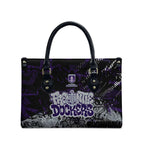 Fremantle Dockers Leather Bag Urban Graffiti Street Art - Bold Abstract Spray Paint