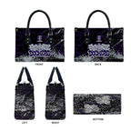 Fremantle Dockers Leather Bag Urban Graffiti Street Art - Bold Abstract Spray Paint