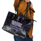 Fremantle Dockers Leather Tote Bag Urban Graffiti Street Art - Bold Abstract Spray Paint