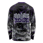 Fremantle Dockers Long Sleeve Shirt Urban Graffiti Street Art - Bold Abstract Spray Paint