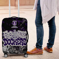 Fremantle Dockers Luggage Cover Urban Graffiti Street Art - Bold Abstract Spray Paint