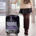 Fremantle Dockers Luggage Cover Urban Graffiti Street Art - Bold Abstract Spray Paint