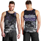 Fremantle Dockers Men Tank Top Urban Graffiti Street Art - Bold Abstract Spray Paint