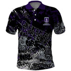 Fremantle Dockers Polo Shirt Urban Graffiti Street Art - Bold Abstract Spray Paint