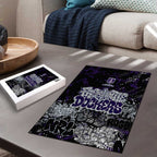 Fremantle Dockers Puzzle Urban Graffiti Street Art - Bold Abstract Spray Paint