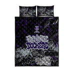 Fremantle Dockers Quilt Bed Set Urban Graffiti Street Art - Bold Abstract Spray Paint