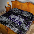 Fremantle Dockers Quilt Bed Set Urban Graffiti Street Art - Bold Abstract Spray Paint
