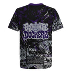 Fremantle Dockers Rugby Jersey Urban Graffiti Street Art - Bold Abstract Spray Paint