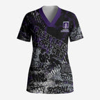 Fremantle Dockers Scrub Top Urban Graffiti Street Art - Bold Abstract Spray Paint