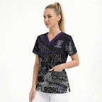 Fremantle Dockers Scrub Top Urban Graffiti Street Art - Bold Abstract Spray Paint