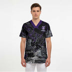 Fremantle Dockers Scrub Top Urban Graffiti Street Art - Bold Abstract Spray Paint