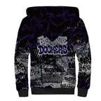 Fremantle Dockers Sherpa Hoodie Urban Graffiti Street Art - Bold Abstract Spray Paint