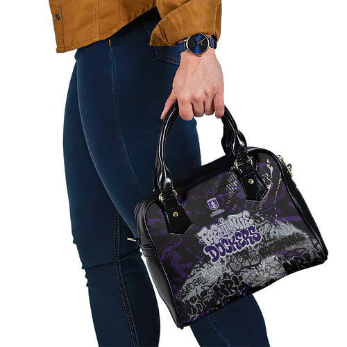 Fremantle Dockers Shoulder Handbag Urban Graffiti Street Art - Bold Abstract Spray Paint