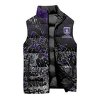 Fremantle Dockers Sleeveless Puffer Jacket Urban Graffiti Street Art - Bold Abstract Spray Paint