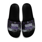 Fremantle Dockers Slide Sandals Urban Graffiti Street Art - Bold Abstract Spray Paint