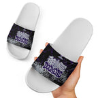 Fremantle Dockers Slide Sandals Urban Graffiti Street Art - Bold Abstract Spray Paint
