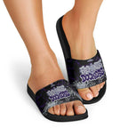 Fremantle Dockers Slide Sandals Urban Graffiti Street Art - Bold Abstract Spray Paint