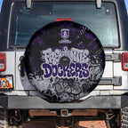Fremantle Dockers Spare Tire Cover Urban Graffiti Street Art - Bold Abstract Spray Paint