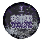 Fremantle Dockers Spare Tire Cover Urban Graffiti Street Art - Bold Abstract Spray Paint