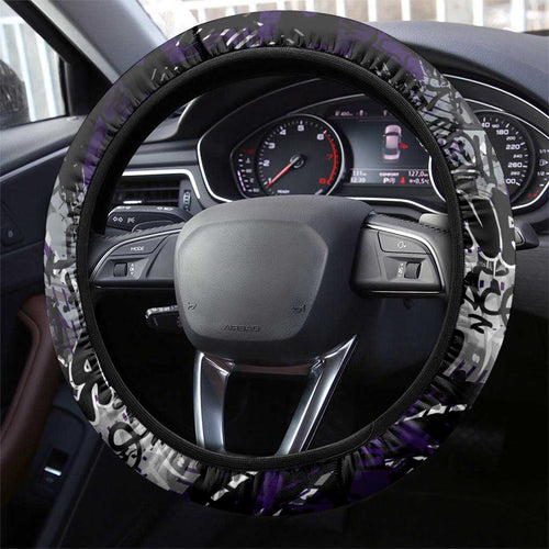 Fremantle Dockers Steering Wheel Cover Urban Graffiti Street Art - Bold Abstract Spray Paint