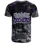 Fremantle Dockers T Shirt Urban Graffiti Street Art - Bold Abstract Spray Paint