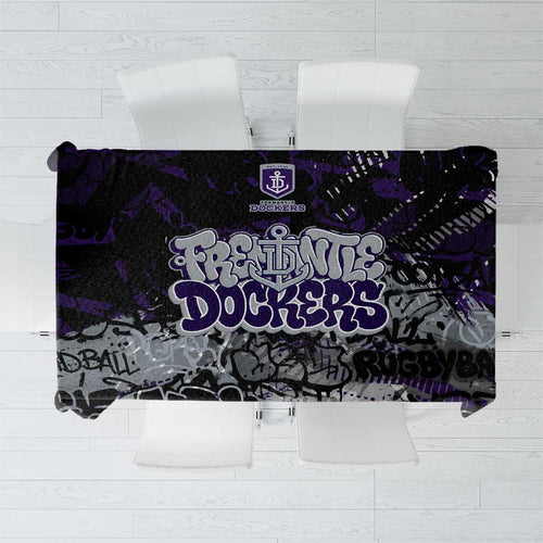 Fremantle Dockers Tablecloth Urban Graffiti Street Art - Bold Abstract Spray Paint