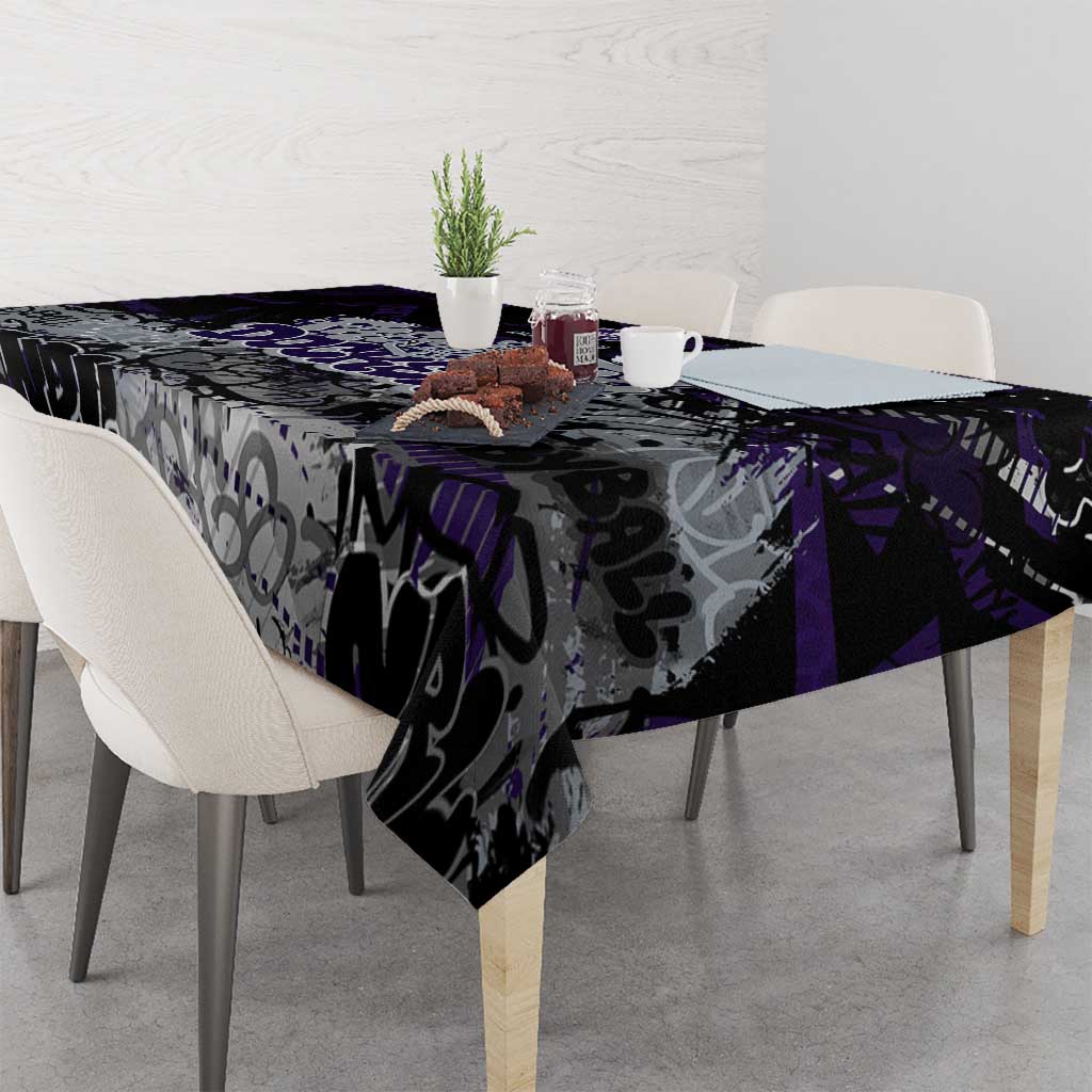 Fremantle Dockers Tablecloth Urban Graffiti Street Art - Bold Abstract Spray Paint
