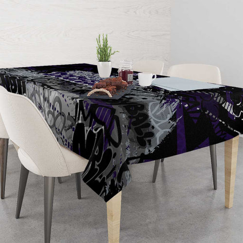 Fremantle Dockers Tablecloth Urban Graffiti Street Art - Bold Abstract Spray Paint