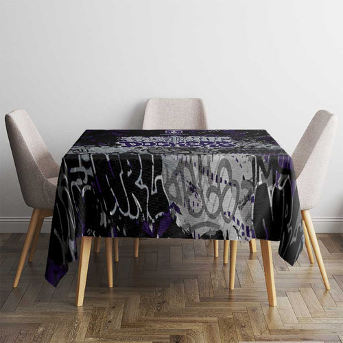 Fremantle Dockers Tablecloth Urban Graffiti Street Art - Bold Abstract Spray Paint
