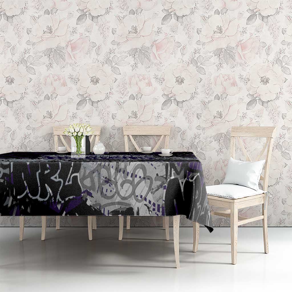 Fremantle Dockers Tablecloth Urban Graffiti Street Art - Bold Abstract Spray Paint